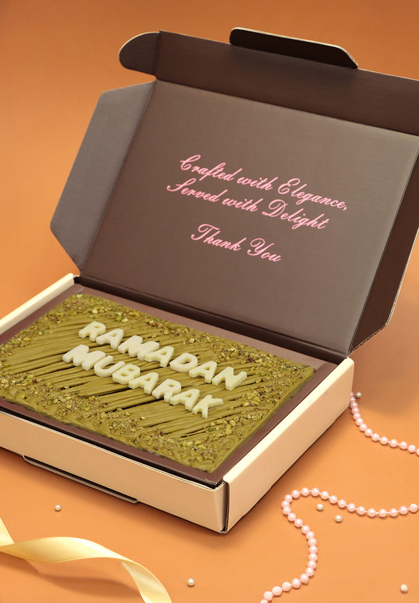 Pistachio Ramadan Brownies